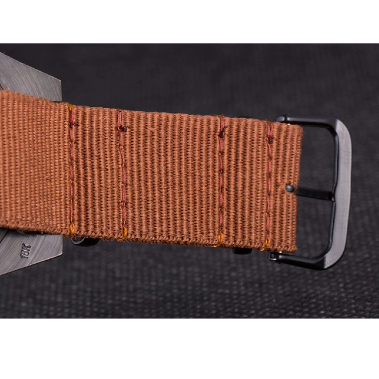 MiroTime 1013 Rolex Submariner STEALTH MK IV Brown Fabric Band rl426 621388